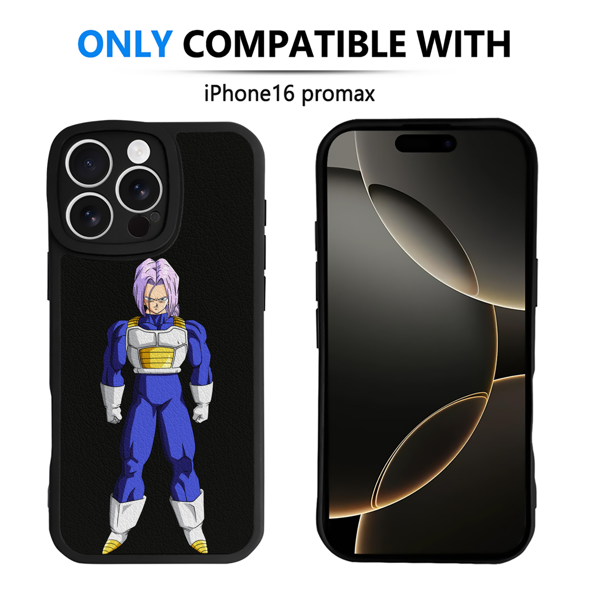 （画像用） ドラゴンボール DRAGON BALL 【iPhone 16シリーズ対応】シリコンスマホケース（レザー調） 材質：シリコン